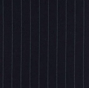 Navy Pinstripes