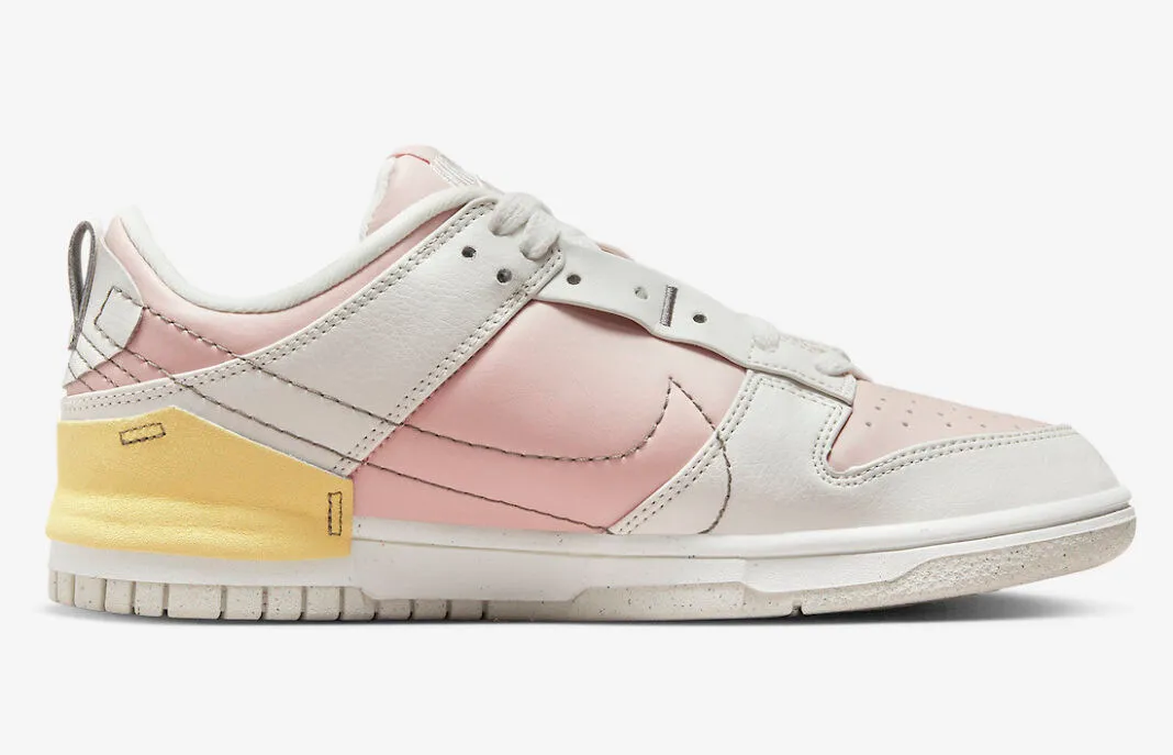 Nike SB Dunk Low Disrupt 2 Pink Oxford White Yellow DV4024-001