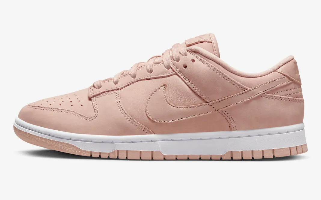 Nike SB Dunk Low Premium Pink Suede White DV7415-600