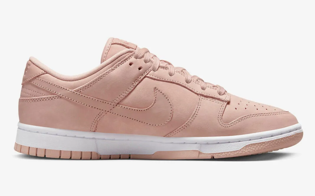 Nike SB Dunk Low Premium Pink Suede White DV7415-600