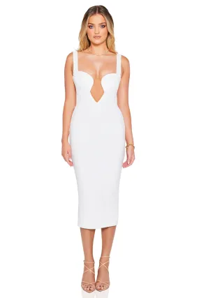 Nookie Minx Midi Dress - Ivory