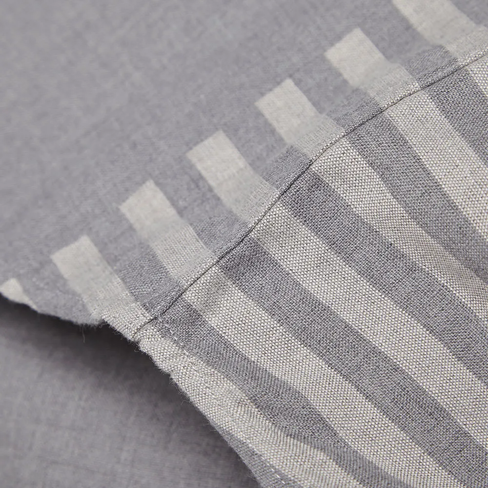 Norse Projects Anton Stripe ShirtGunmetal Grey