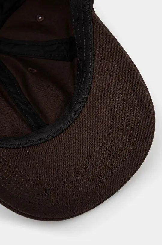 Norse Projects cotton baseball cap Twill Sports Cap brown color with an application N80.0001.2022