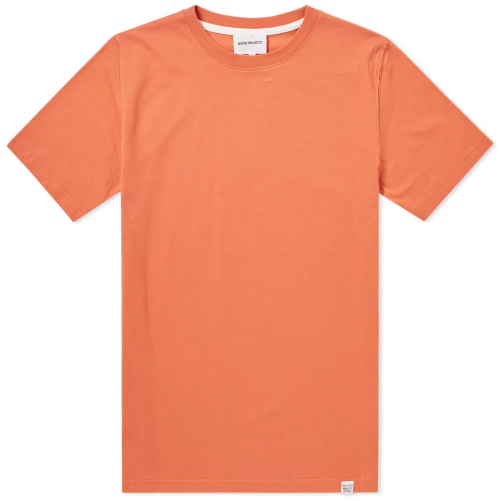 Norse Projects Niels Standard TeeBurned Red