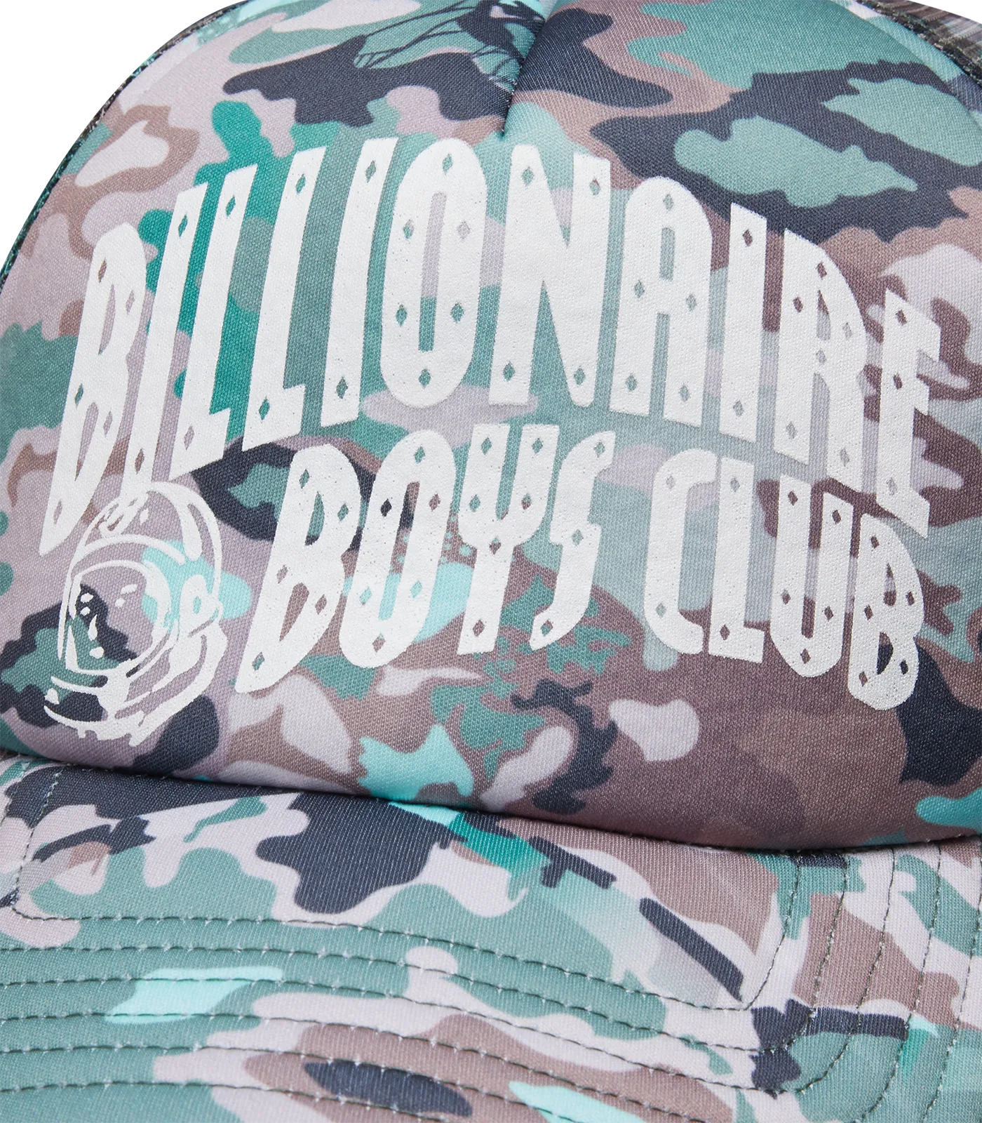 NOTHING CAMO TRUCKER CAP - GREEN