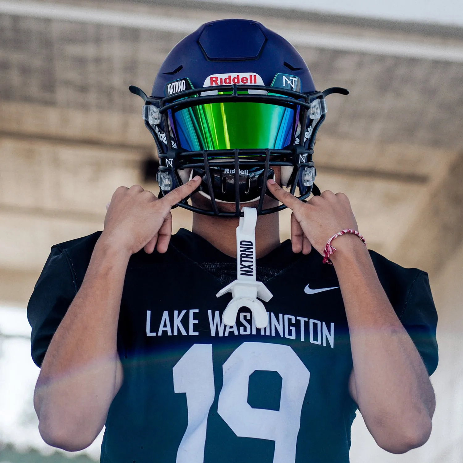 NXTRND VZR1 Football Visor Green