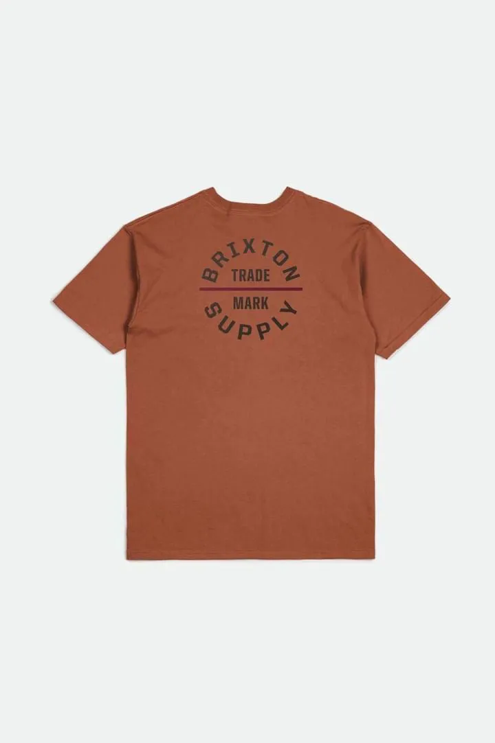 OATH V S/S STT TERRACOTTA/WASHED BLACK/CRANBERRY JUICE