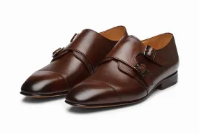 Off-Centered Double Monkstrap - Dark Brown