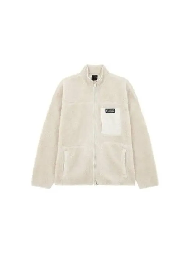 Overseas Station Season Big Chance 8 18 Men s Multi Pocket Easy Fleece Zip up Beige 271273