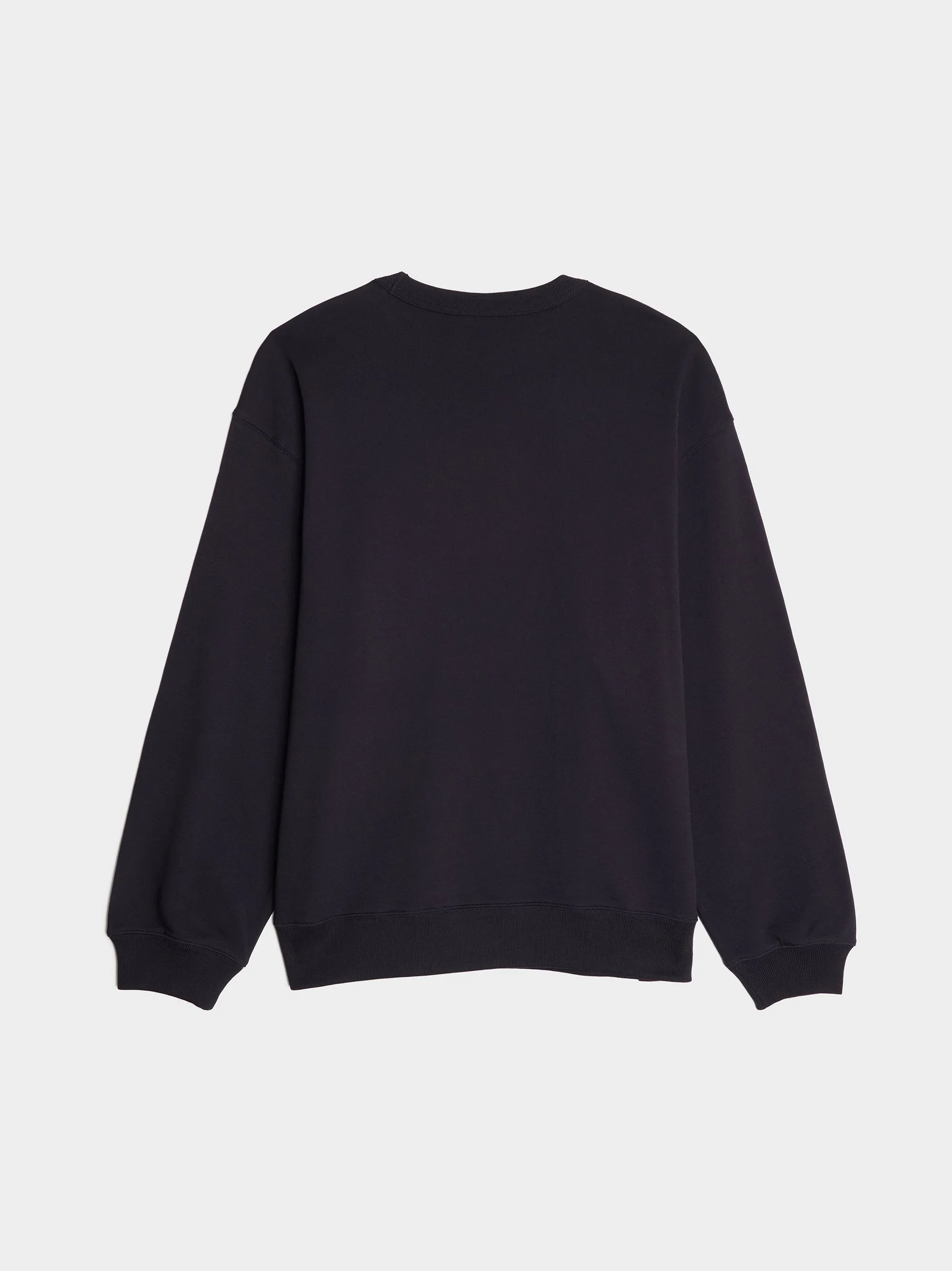 Oversized Basic Sweatshirt, Navy