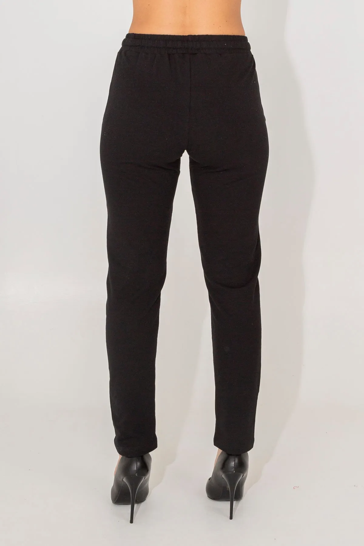 Pantaloni in felpina stretch