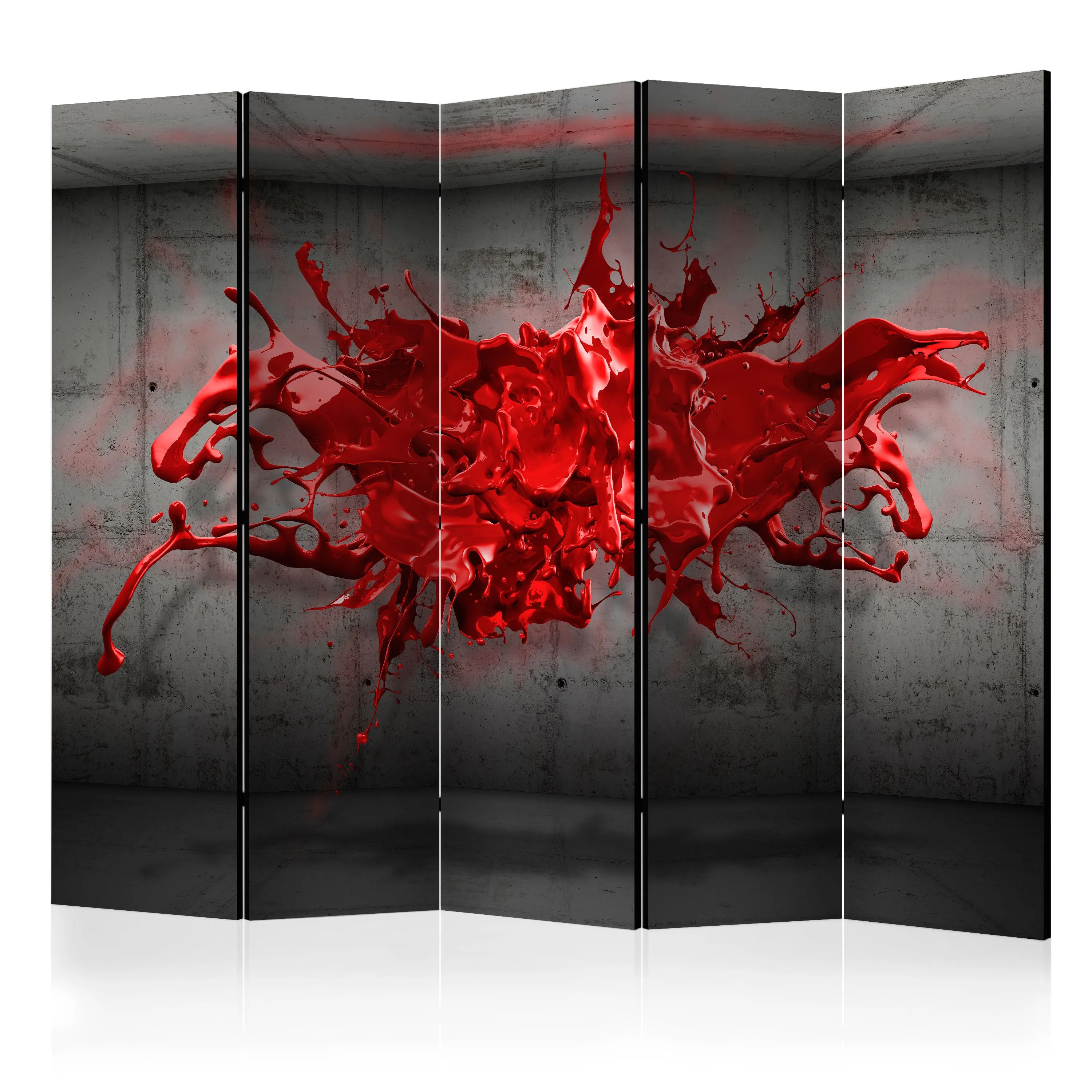 Paravento Red Ink Blot II [Room Dividers]