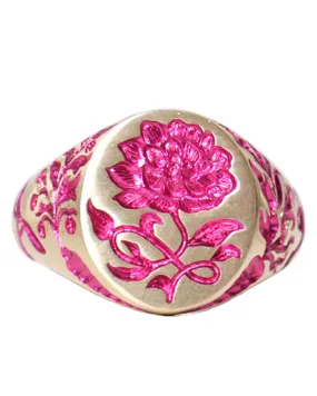 Pink Peony Ring