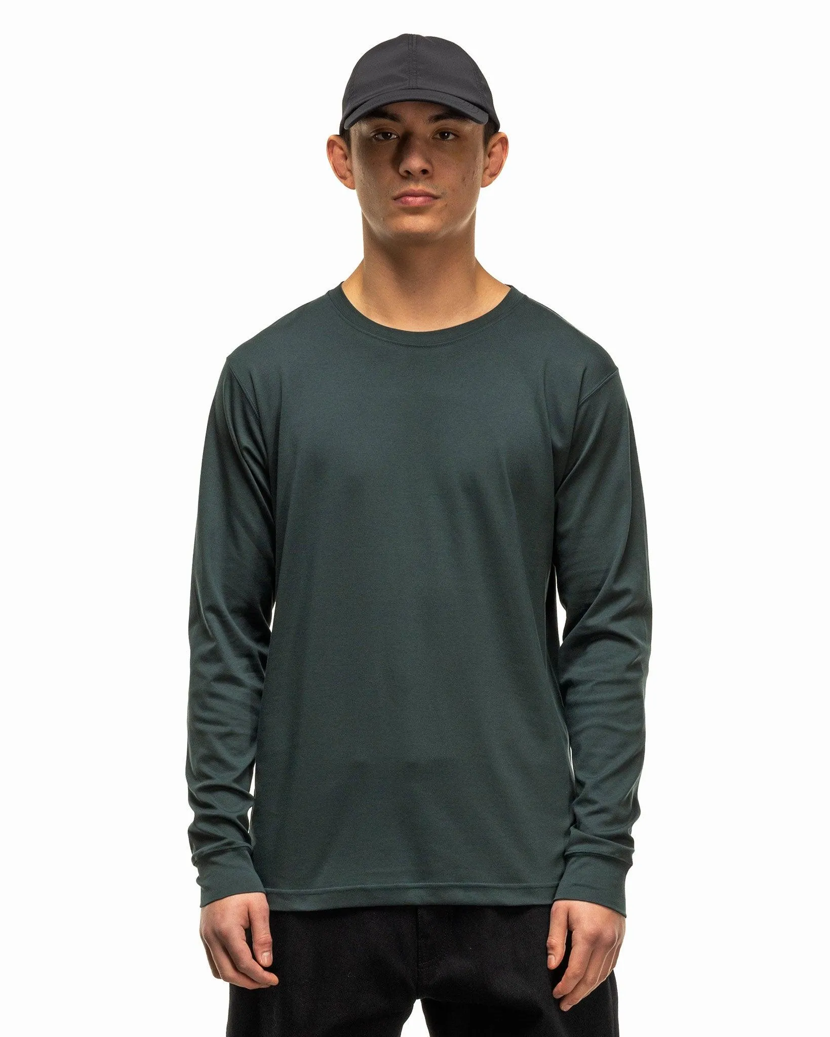 Prime Standard Fit T-Shirt L/S - Suvin Cotton Jersey Spruce