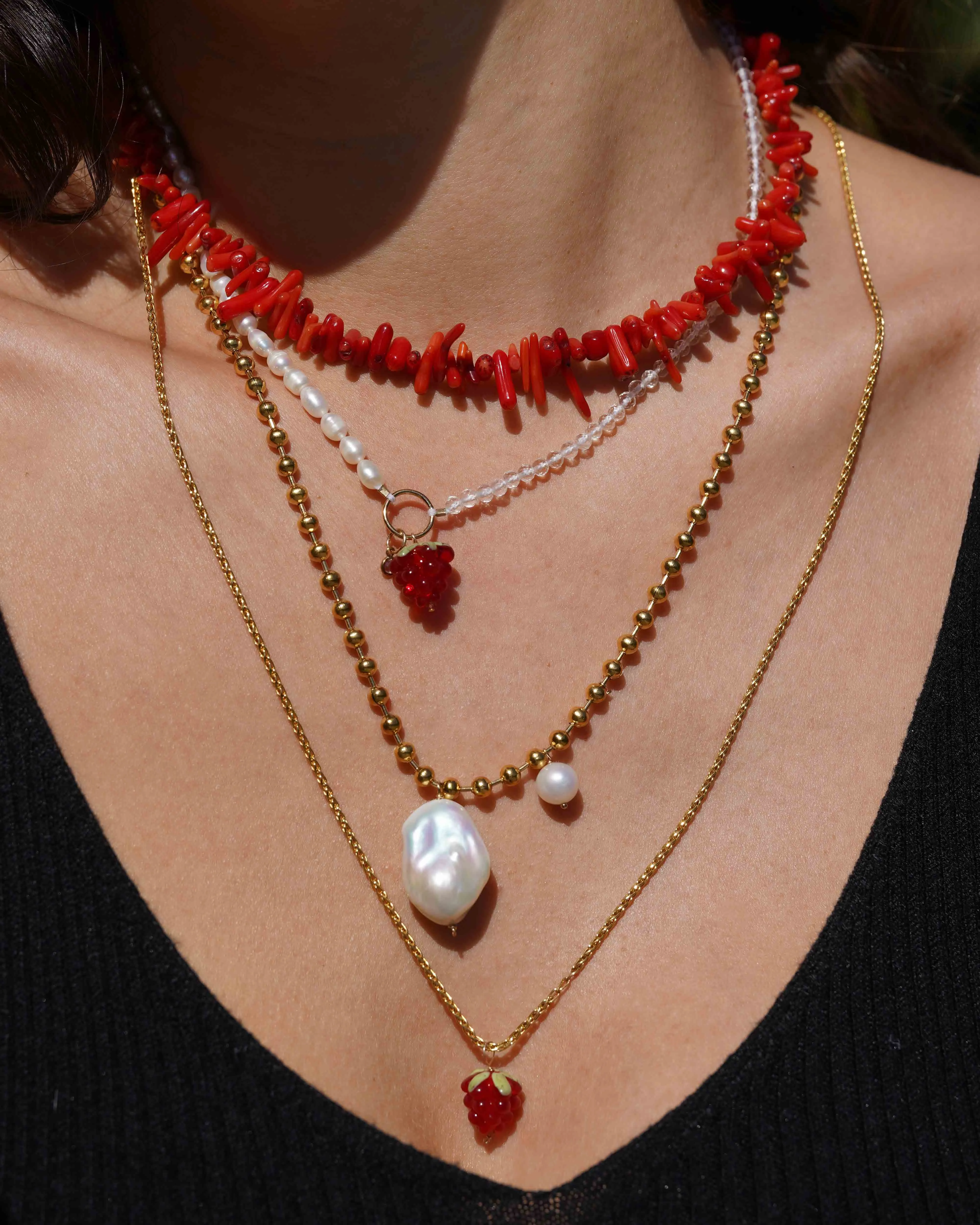 Red Coral Necklace