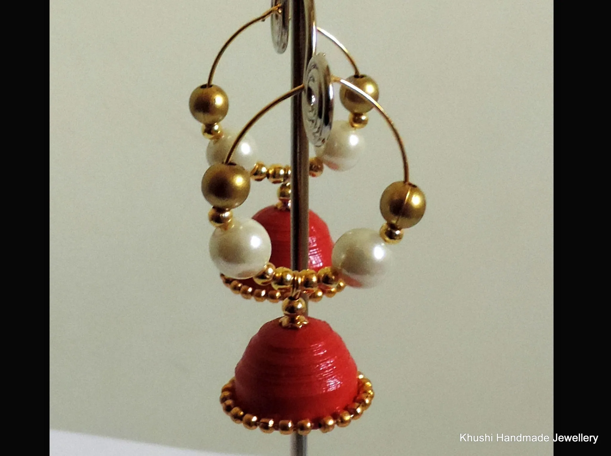 Red Jhumkas!