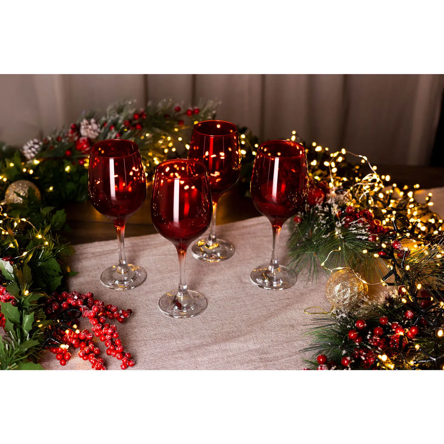 Red Wine Glass Set of 4