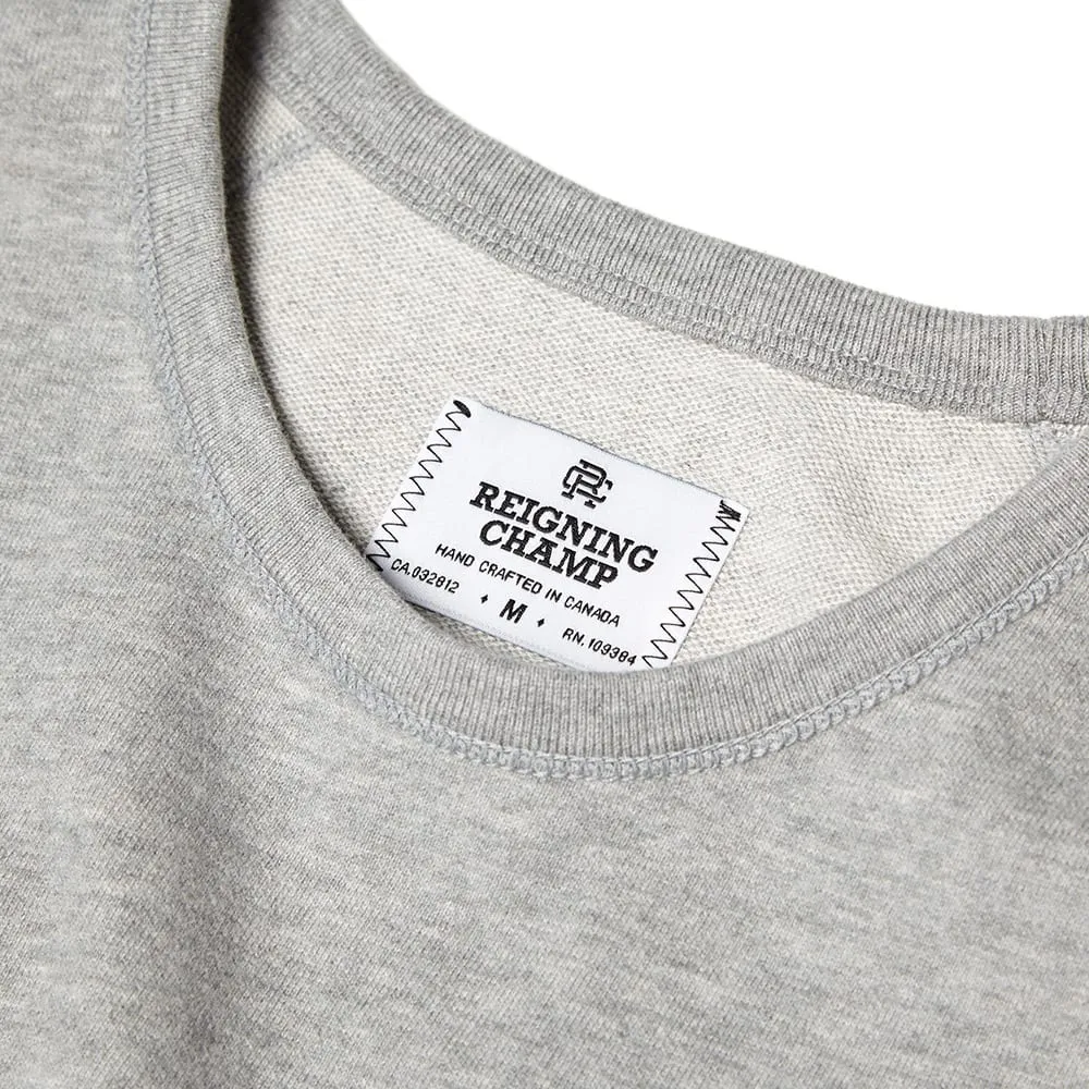 Reigning Champ Crew Neck SweatHeather Grey