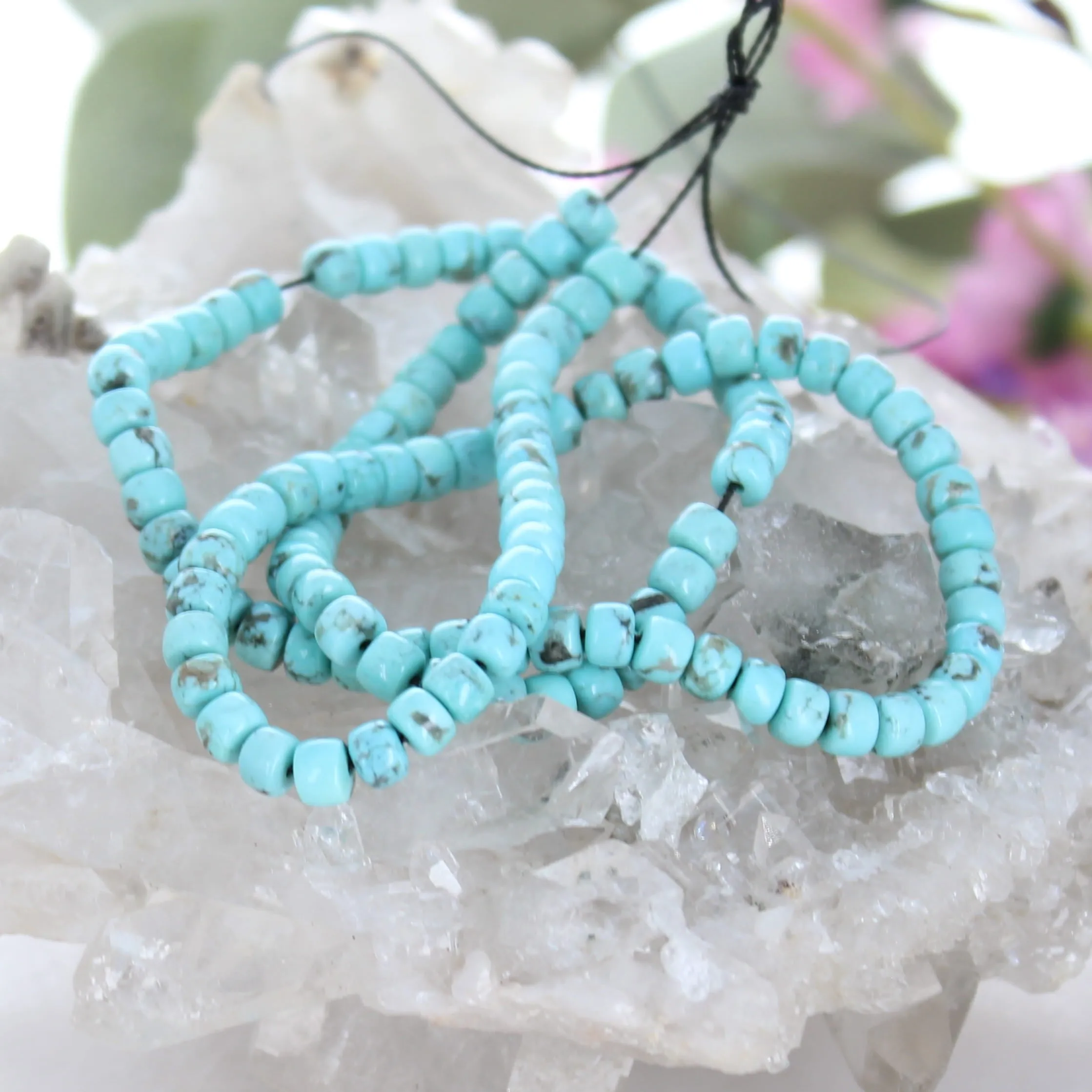 Robins Egg Blue Campitos Turquoise Beads Pueblo 5mm