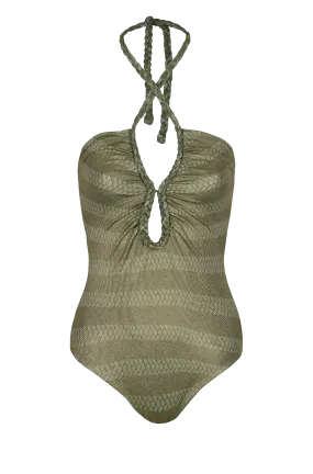 Saint Tropez One Piece / Golden Green