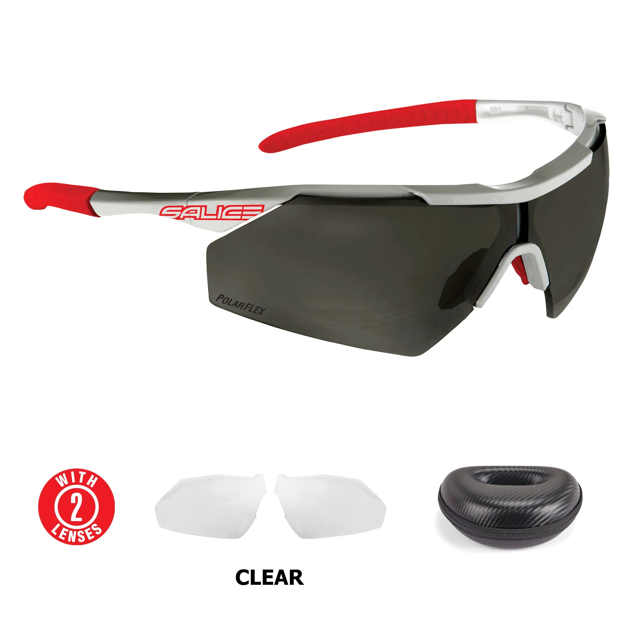 Salice 004 P Polarised White-Red