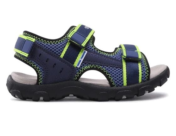 SANDALI  GEOX BAMBINO STRADA  BLUE/LIME J1524A 014CE C4052