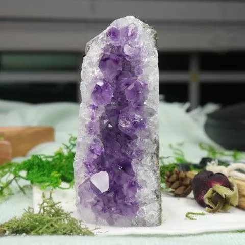 Small Cathedral Amethyst Formation Display Specimen #3~ Locale: Uruguay ~ Royal Purple Tones