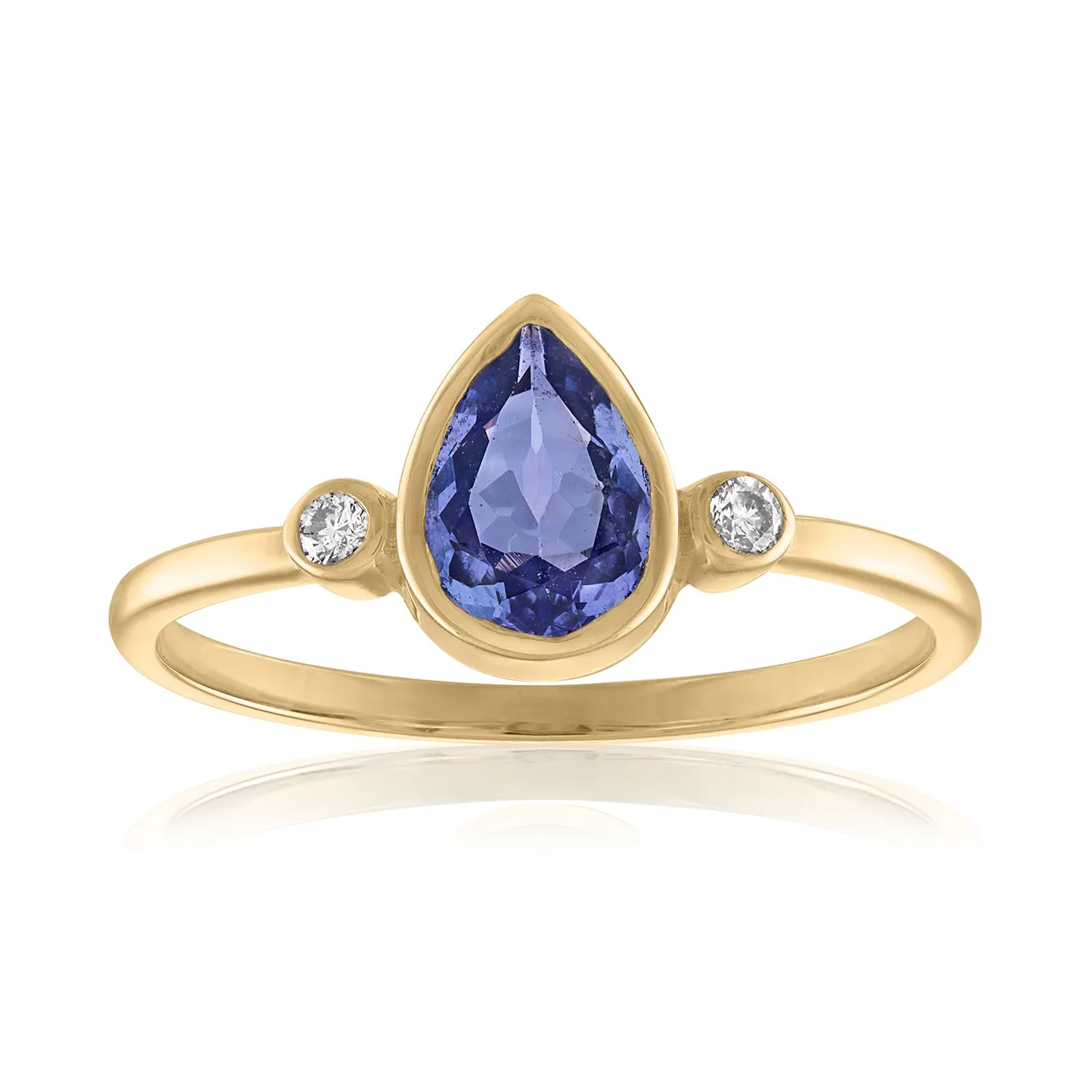 SOLD SAMPLE SALE BLUE SAPPHIRE AND DIAMOND RING