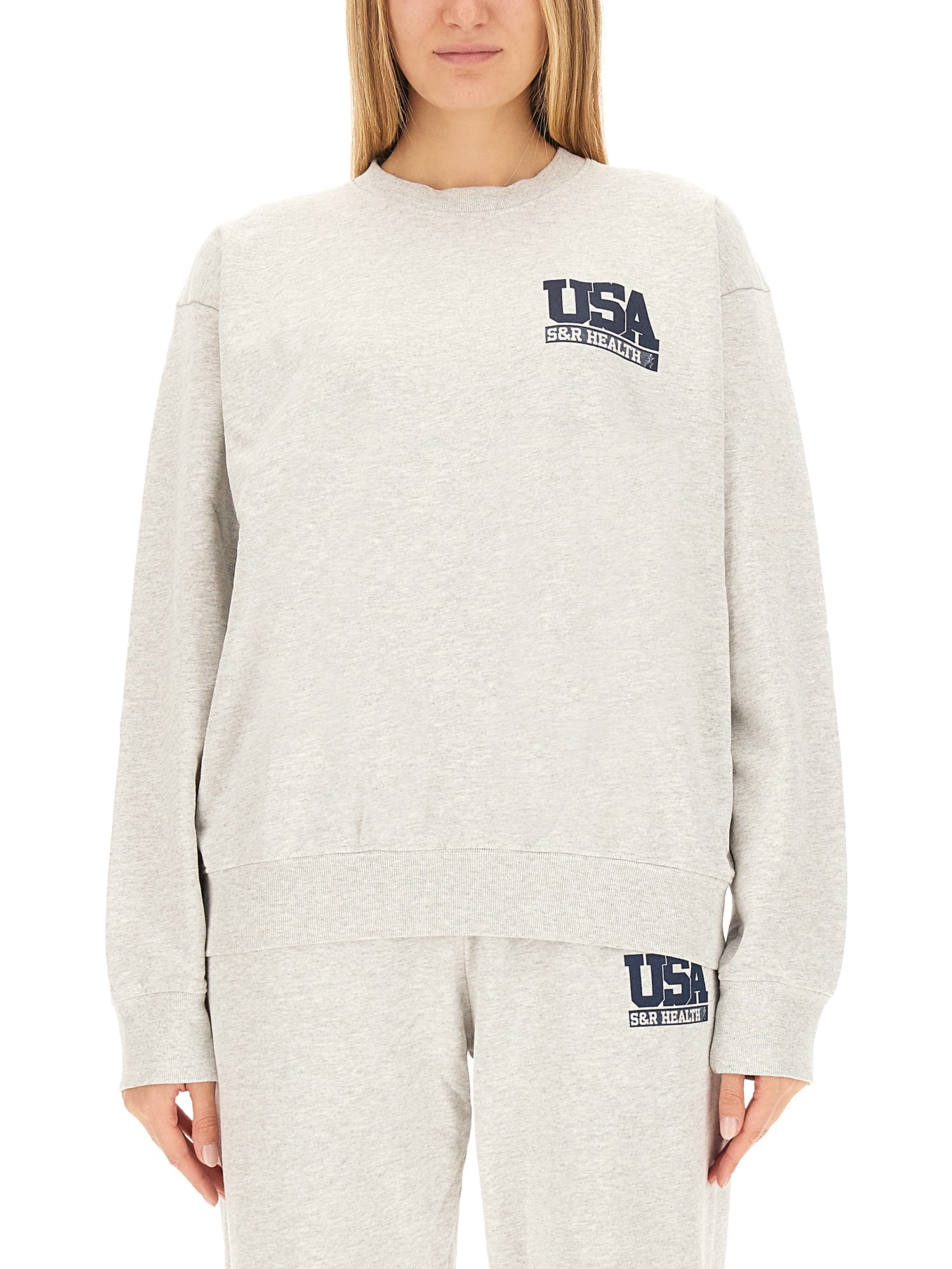 SPORTY&RICH    SWEATSHIRT WITH LOGO