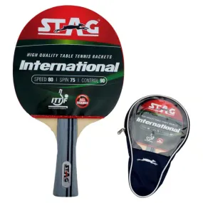 STAG International Table Tennis Bat (Red)