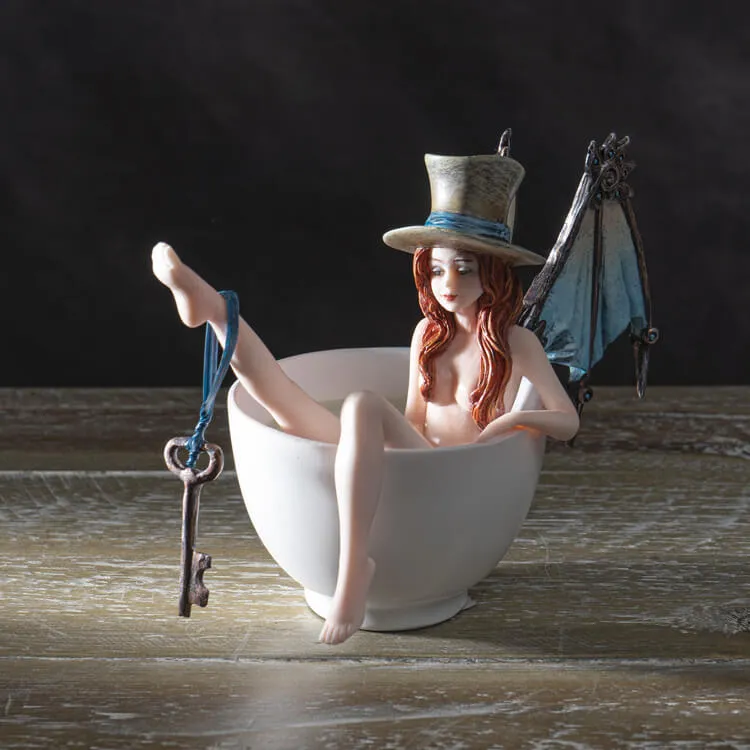 Steampunk Bath Fairy Figurine