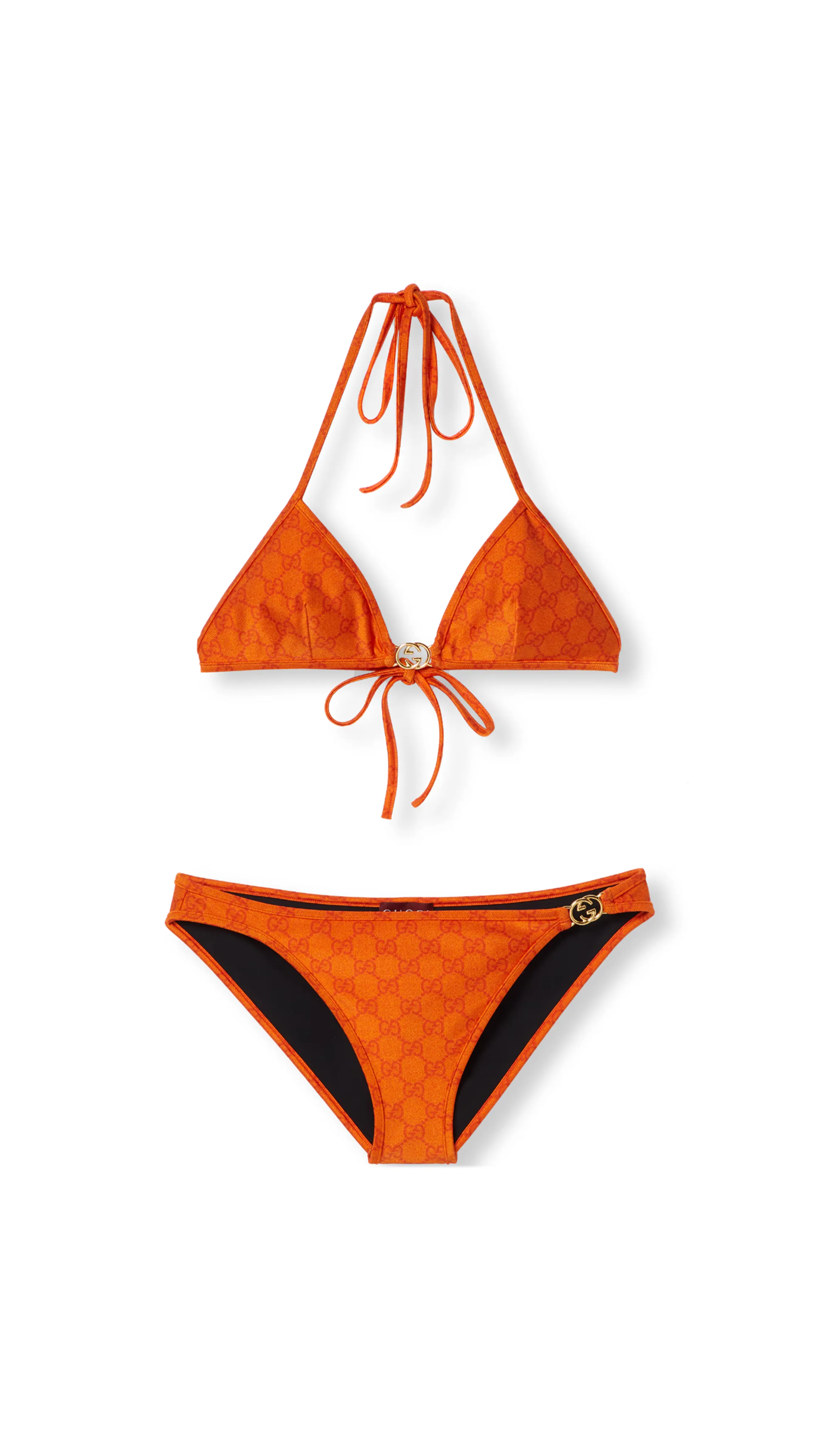 Stretch Jersey GG Bikini - Orange