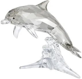 Swarovski Color Crystal Figurine DOLPHIN MOTHER #5043617