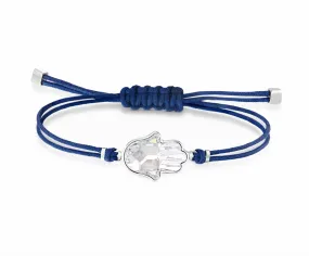 Swarovski POWER COLLECTION HAMSA HAND BRACELET, Blue - 5523154