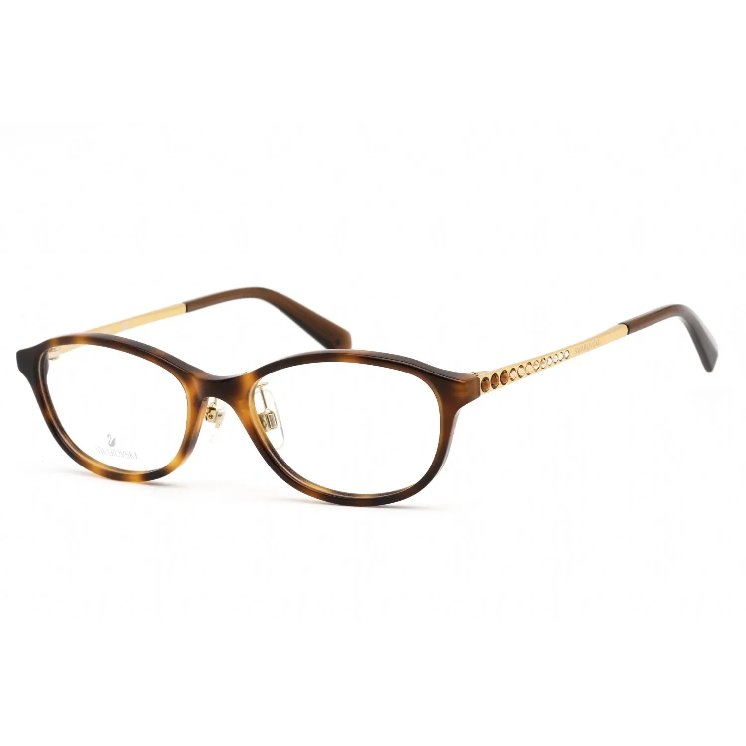 Swarovski SK5379-D Eyeglasses Dark Brown/other / Clear Lens Unisex