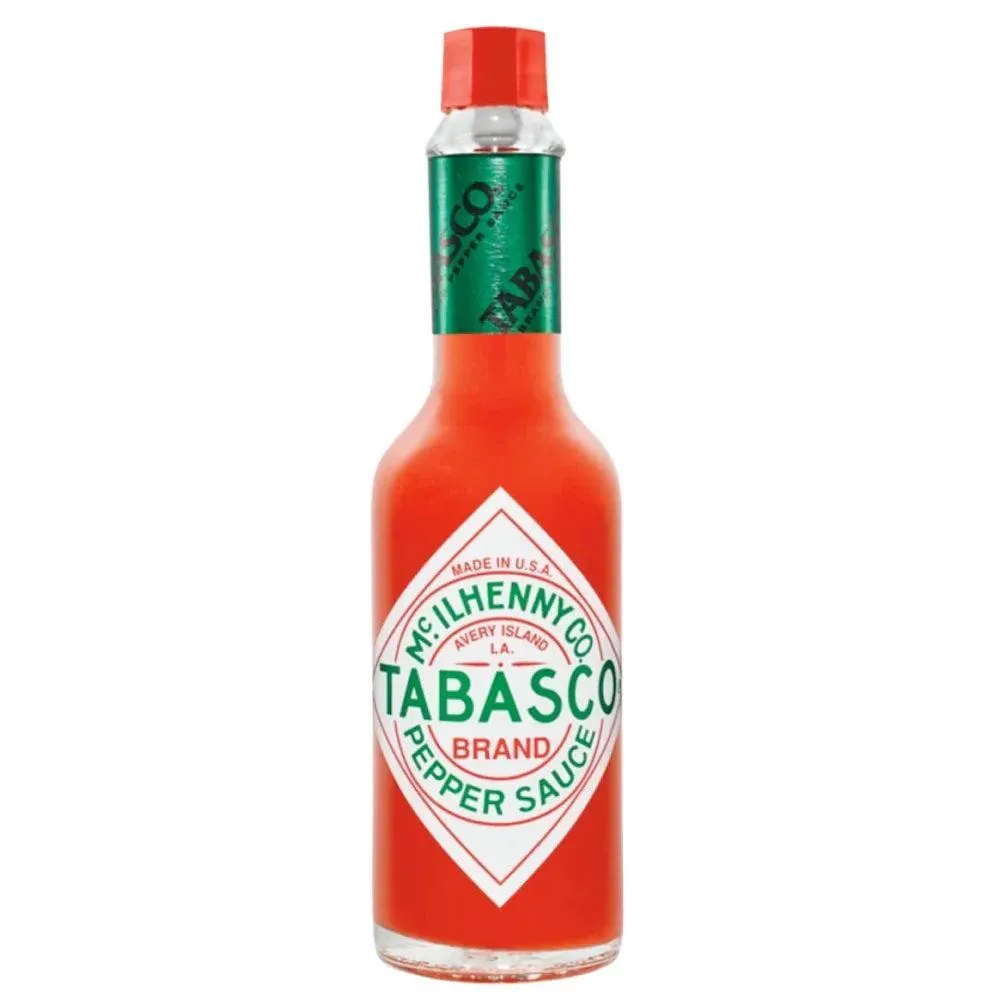 Tabasco Mix 12 Pack Original Red/Chipotle/Green Pepper Hot Sauce 60ml Variety Box