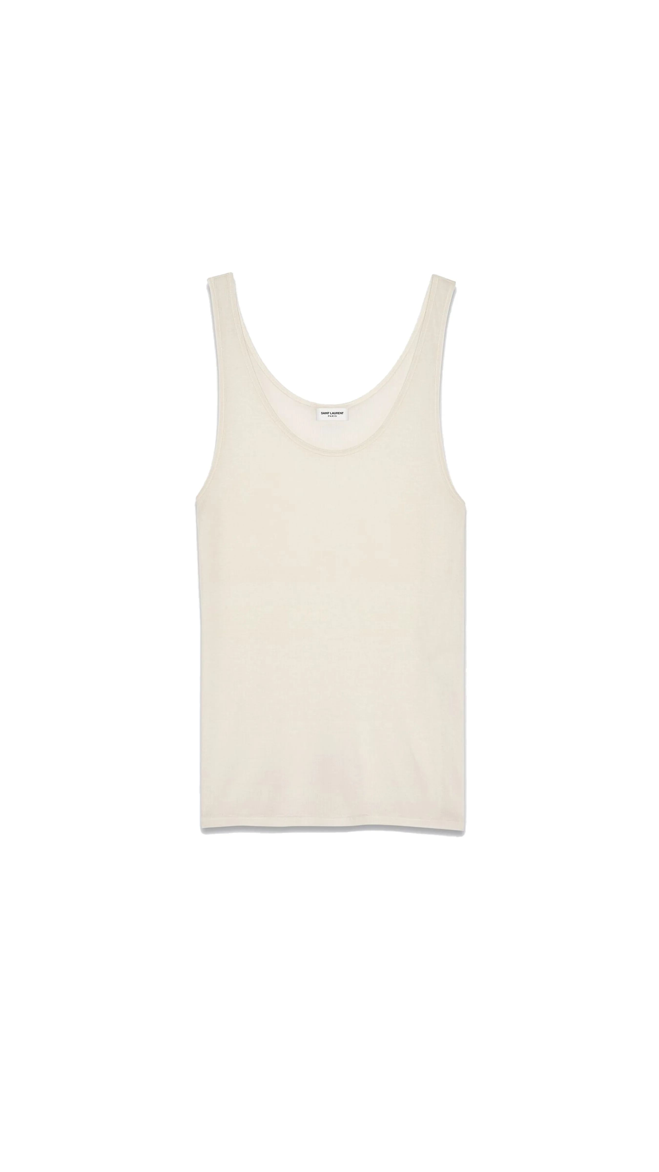 Tank Top In Jersey - Natural