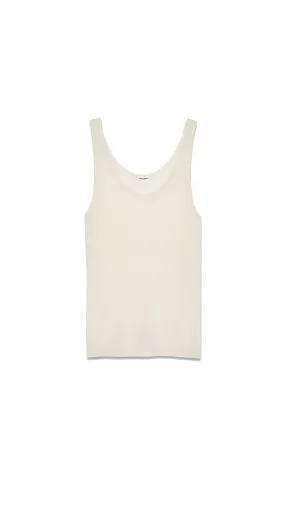 Tank Top In Jersey - Natural