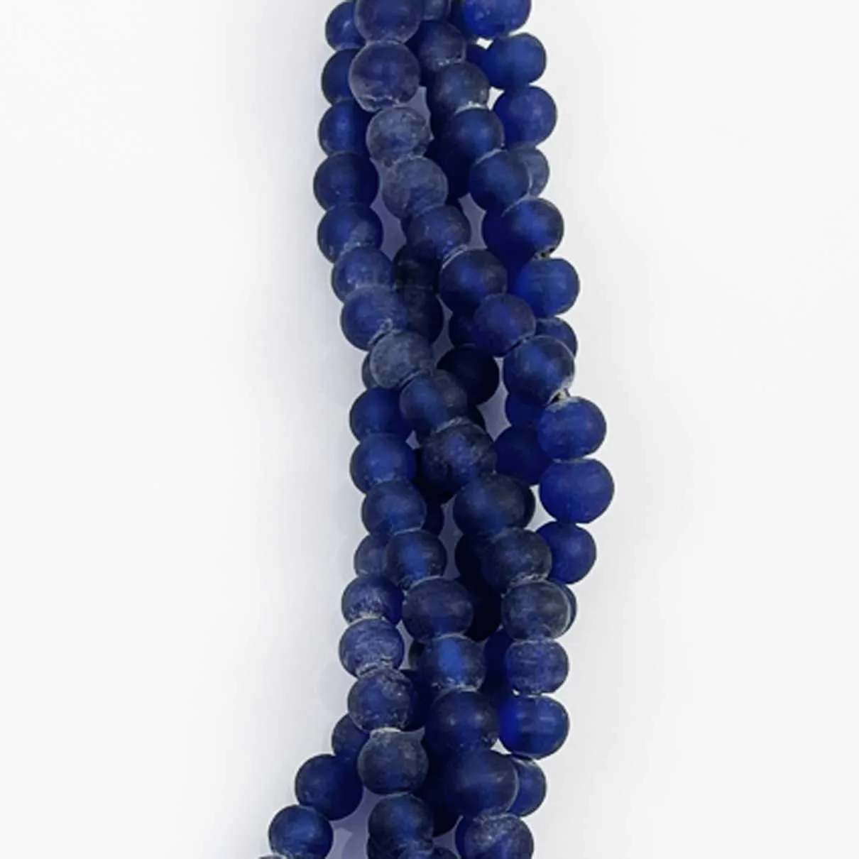 Tibetan Blue Glass Antique Bead Necklace