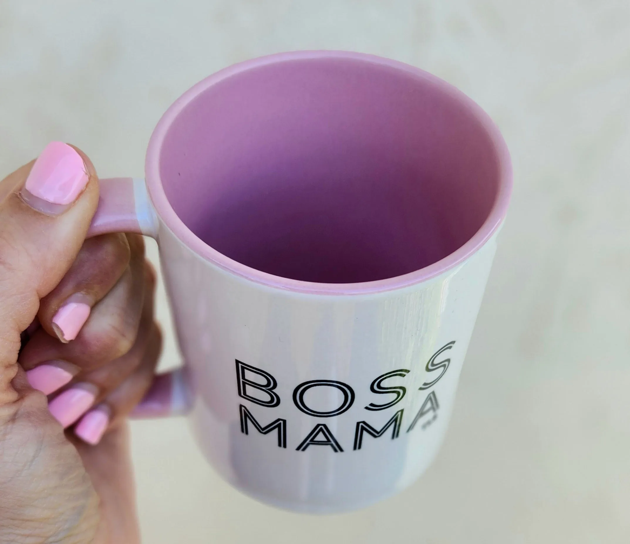 TLB BOSS MAMA Mug Black Font