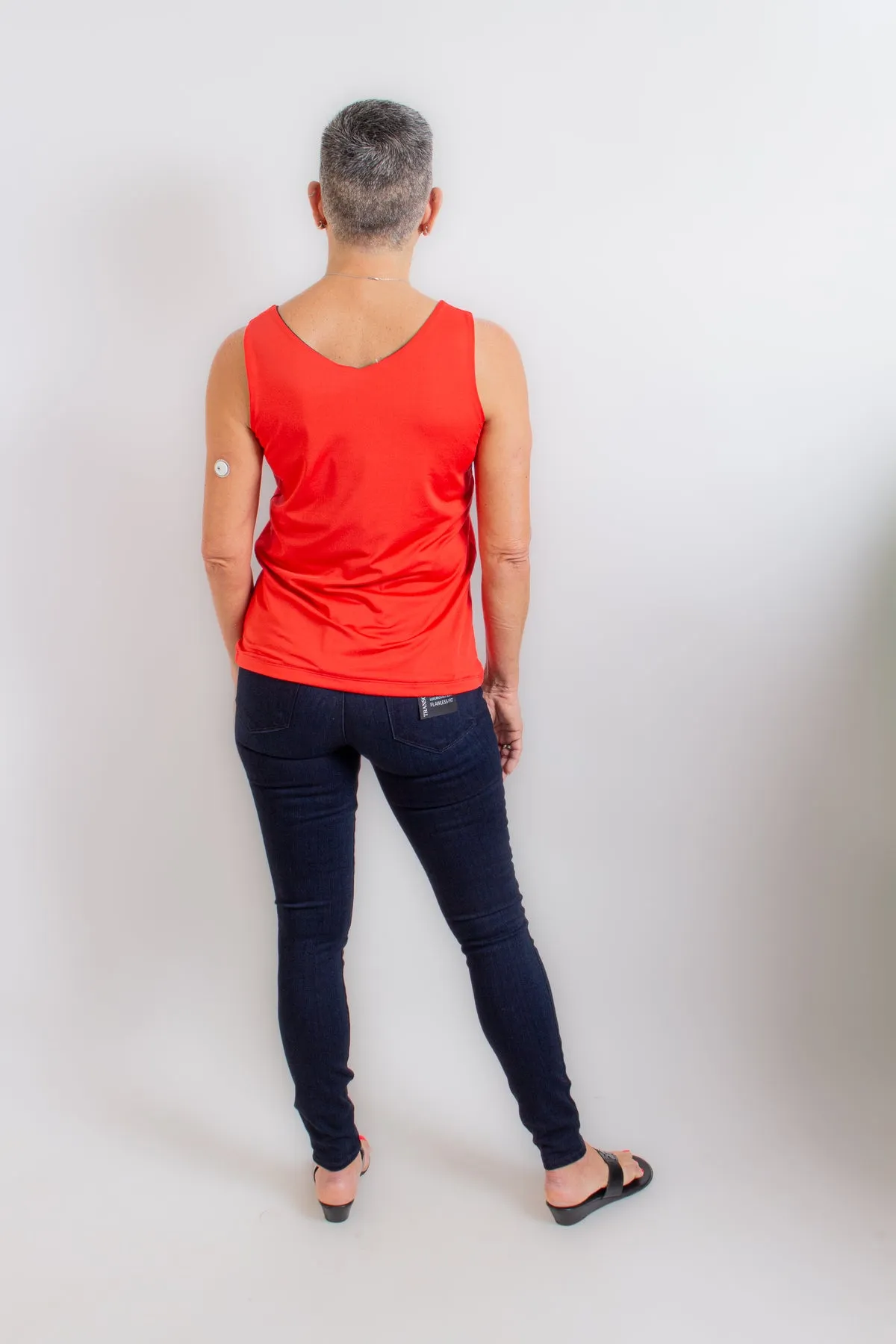 Tomato Red Reversible Tank