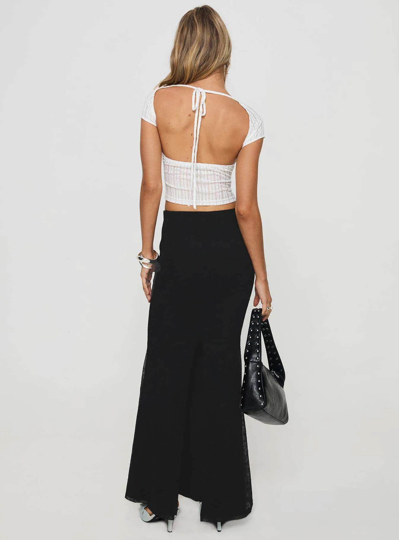 Topping Maxi Skirt Black Tall