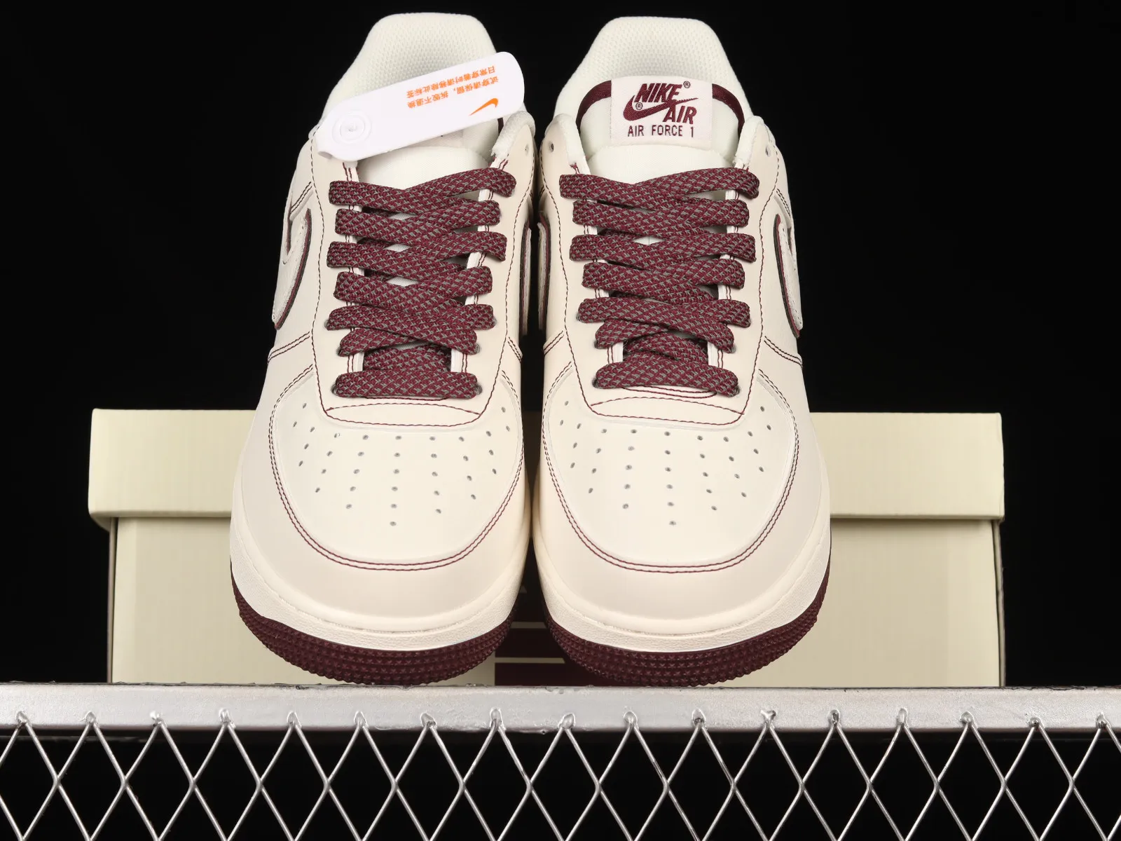 Undefeated x Nike Air Force 1 07 Low SU19 Sail Brown Wine UN3699-022