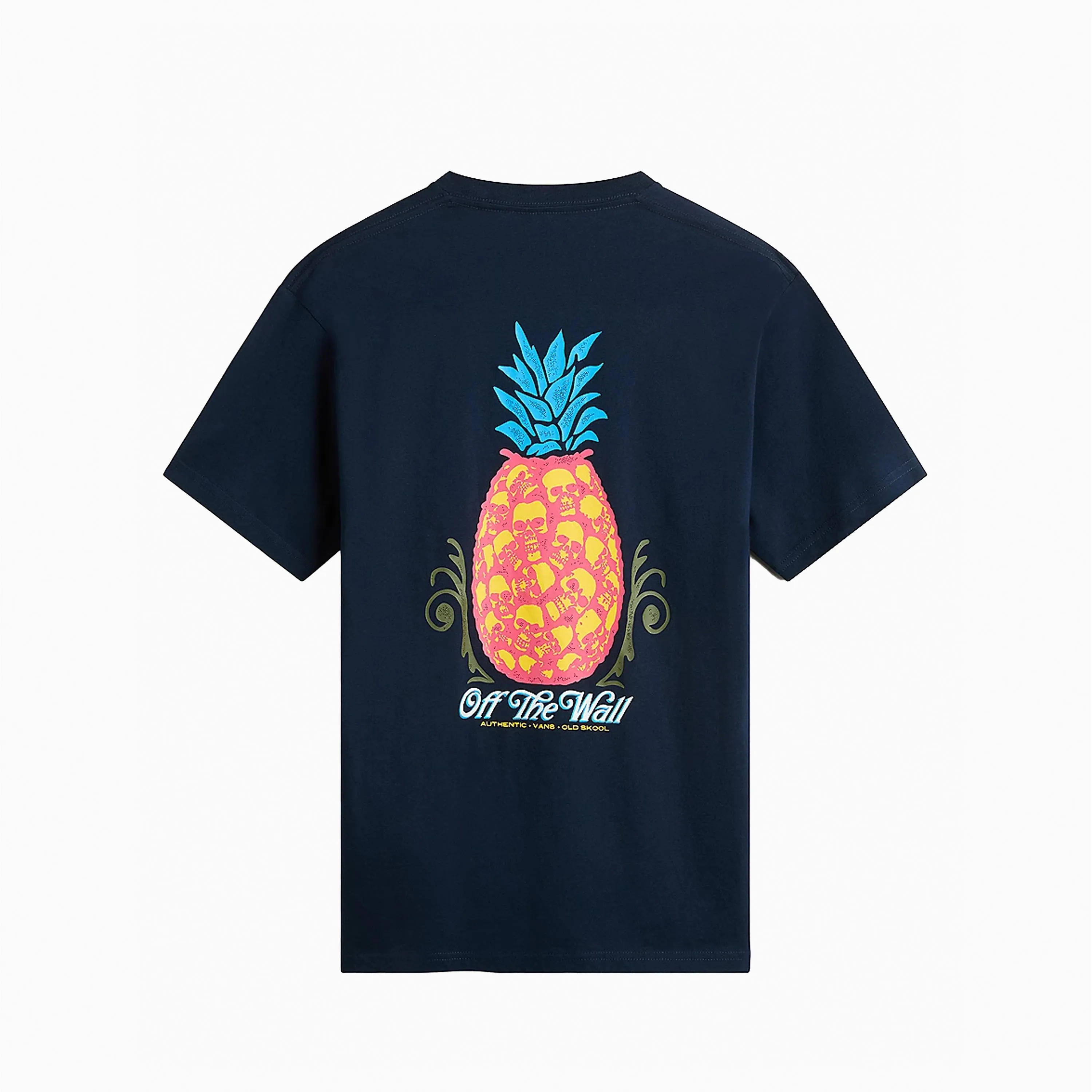 VANS PINEAPPLE SKULL T-SHIRT DARK NAVY - VN000G5HNVY1