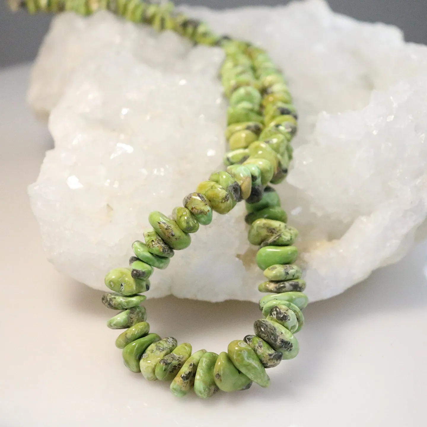 Verde Valley Mexican Turquoise Beads Yellow Green 6-11mm