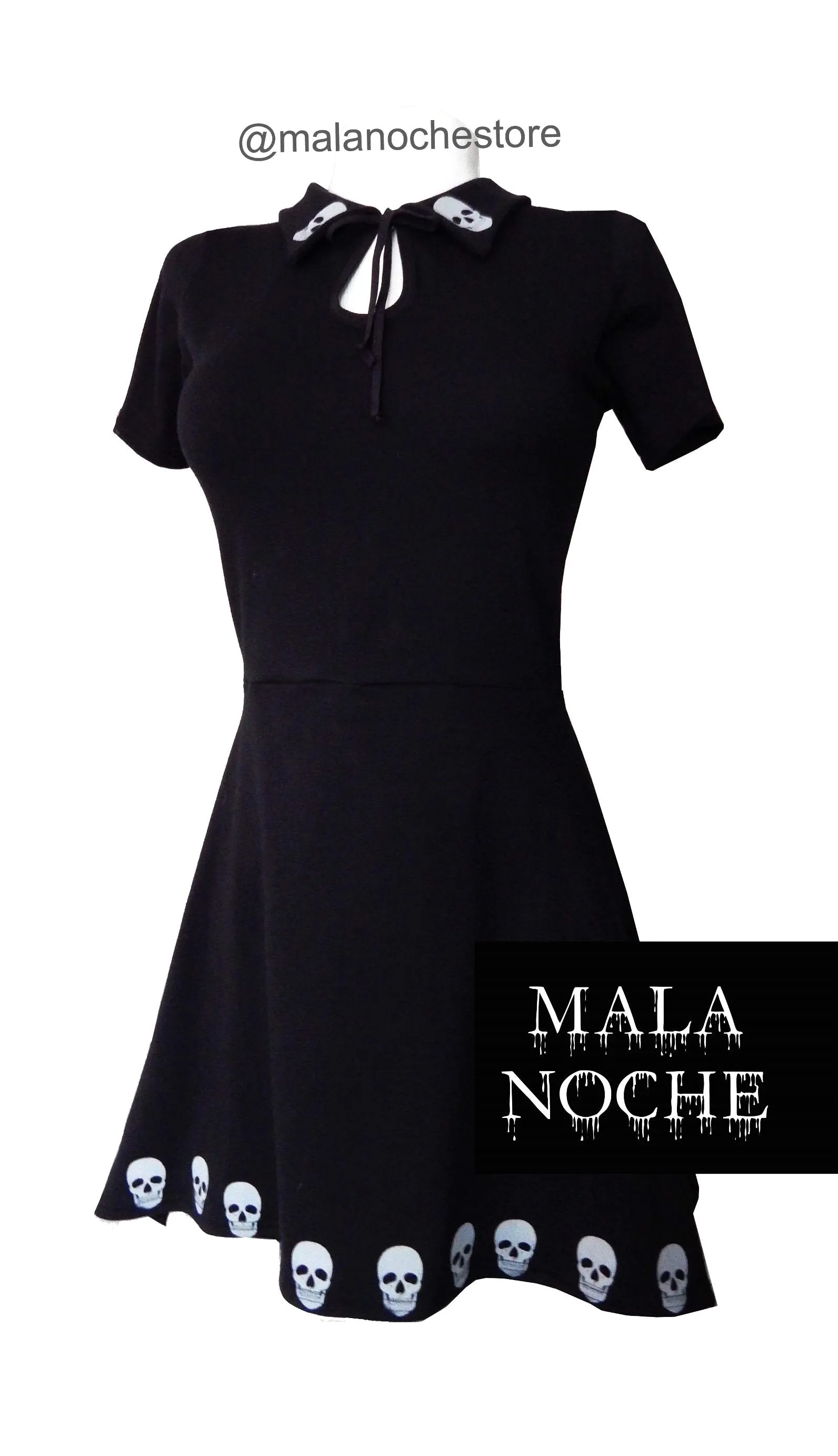 Vestido/Dress Skull Grey