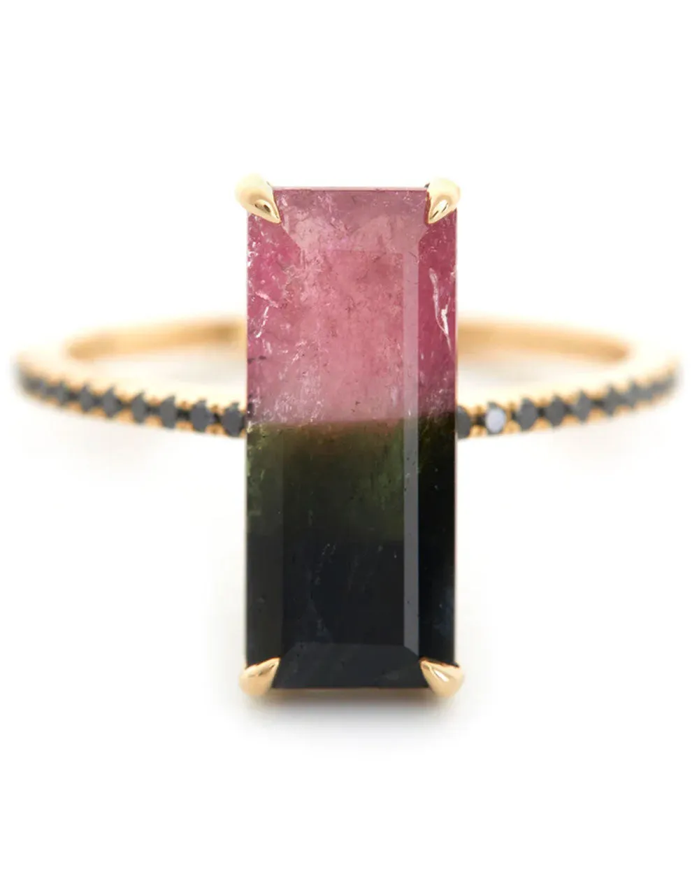 Watermelon Tourmaline Protection Ring