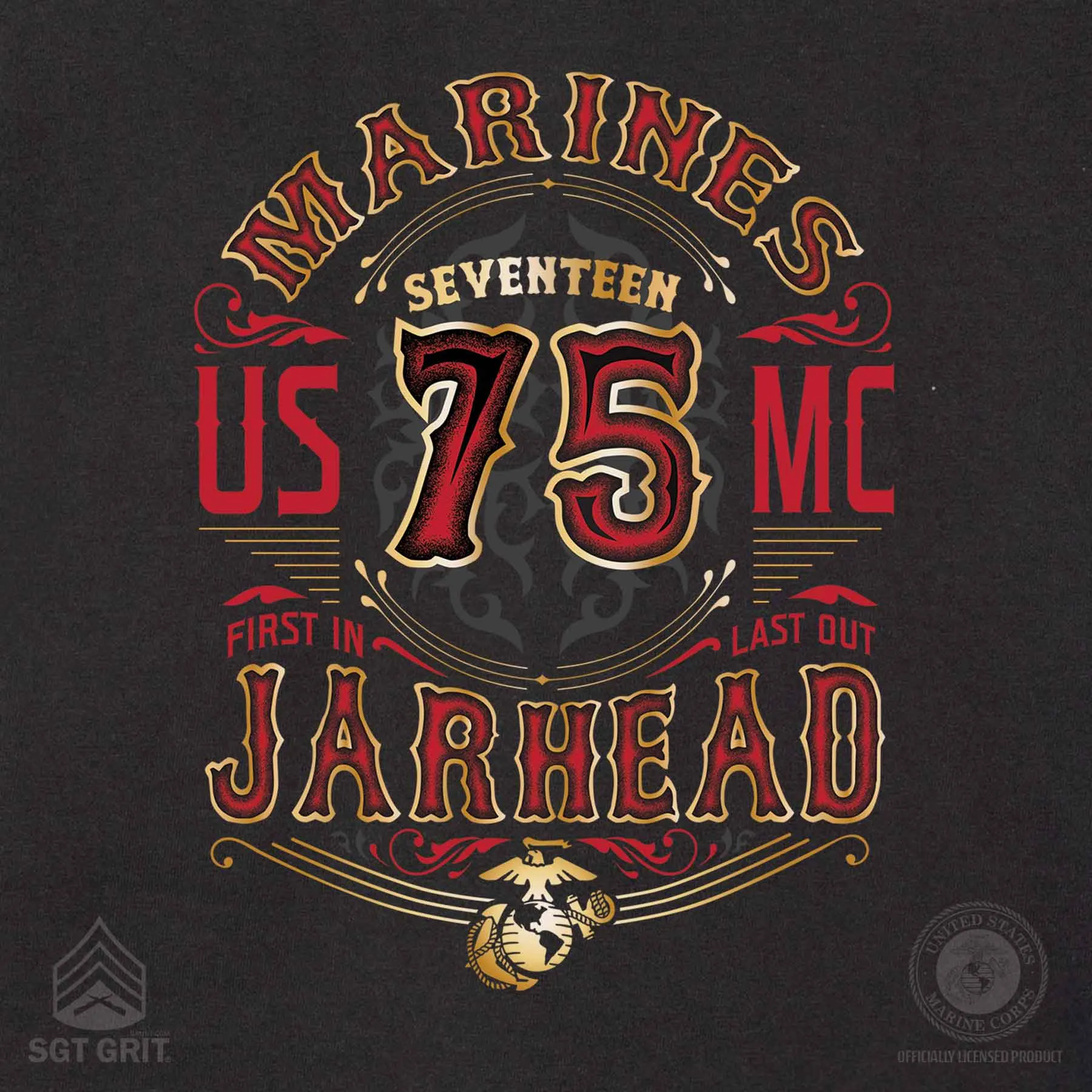 Western Jarhead Full Front T-shirt