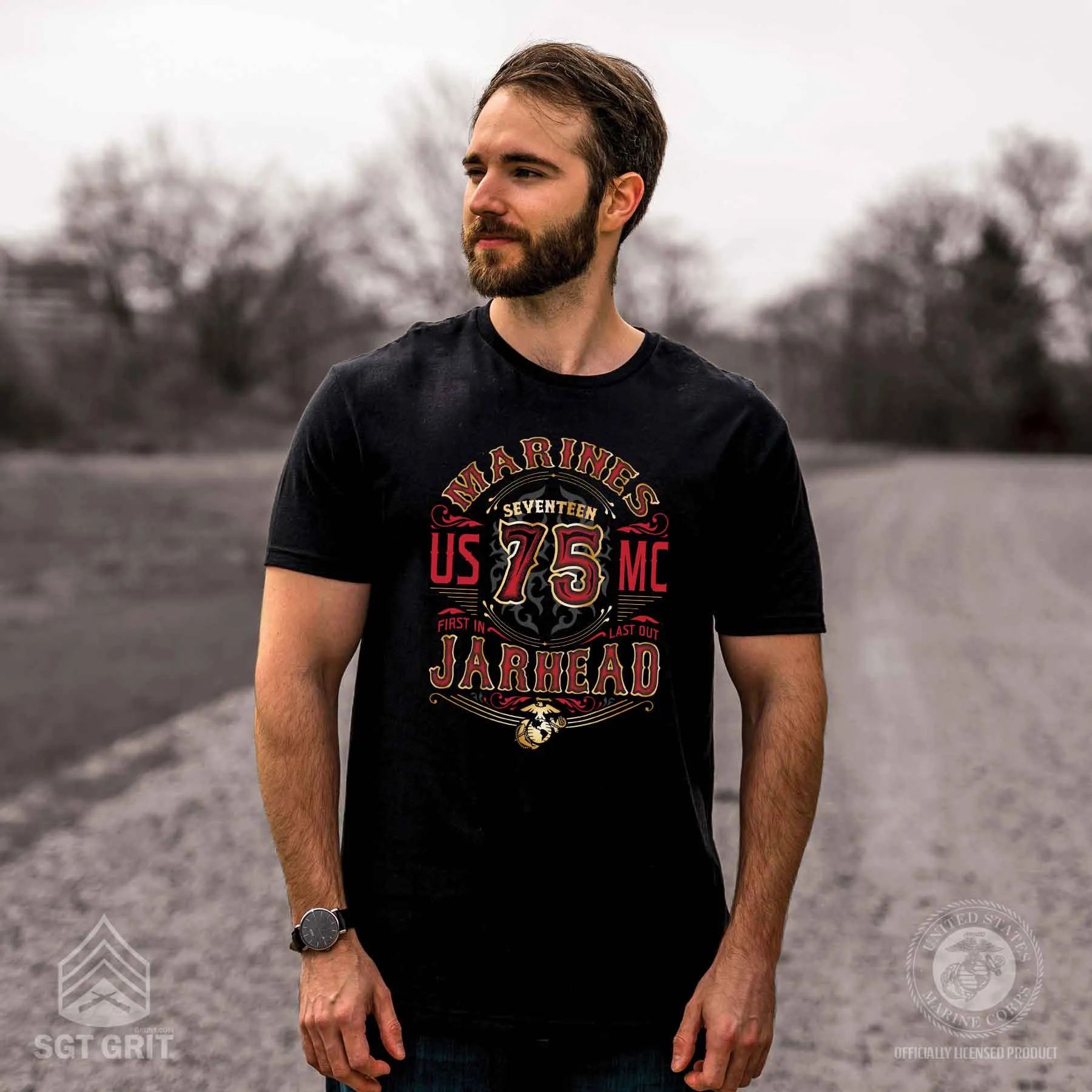 Western Jarhead Full Front T-shirt