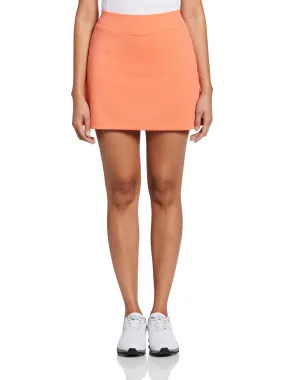 Womens Solid Skort